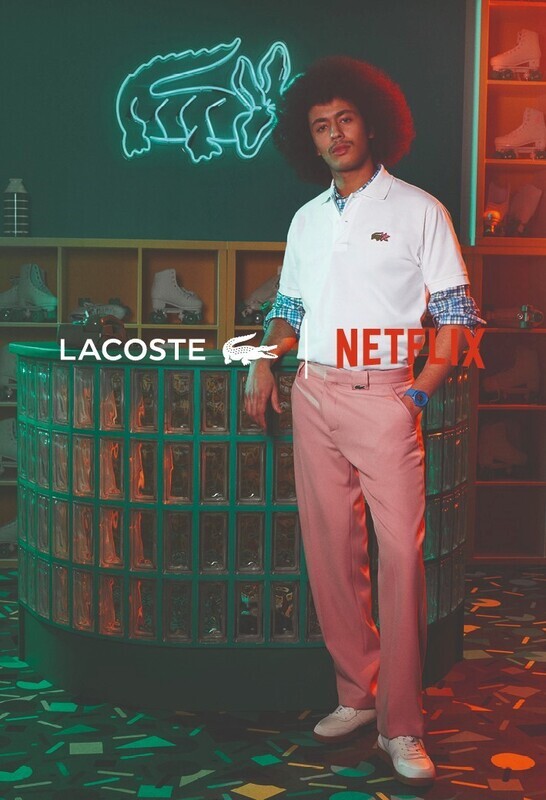 Gorra Lacoste Netflix Sex Education - BLANCO