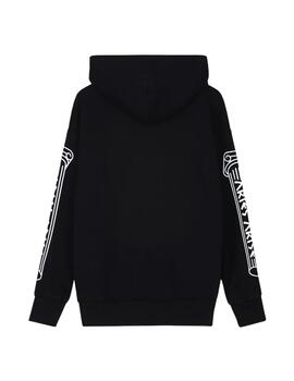 Sudadera Aries Column Negro Unisex