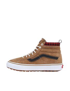 Zapatilla Vans SK8-Hi MTE-1 Plaid Marrón Unisex