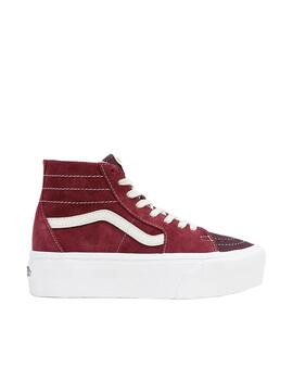 Zapatilla Vans SK8-Hi Tapered Stackform Granate Unisex