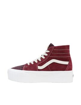 Zapatilla Vans SK8-Hi Tapered Stackform Granate Unisex