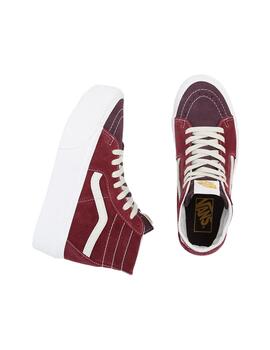 Zapatilla Vans SK8-Hi Tapered Stackform Granate Unisex