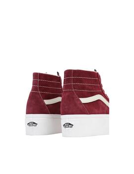 Zapatilla Vans SK8-Hi Tapered Stackform Granate Unisex