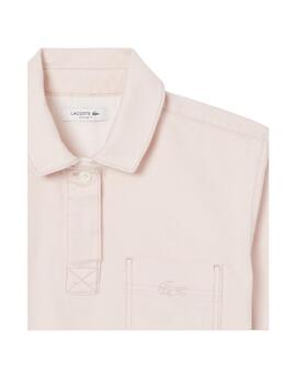 Polo Lacoste Rosa Mujer