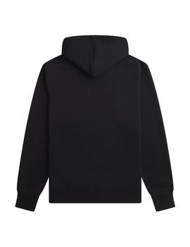 Sudadera Fred Perry Embroidered Negro Hombre