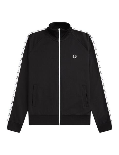 Chaqueta Fred Perry Taped Track Negro Hombre