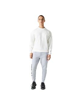 Sudadera Lacoste Patchwork Effect Blanco Hombre