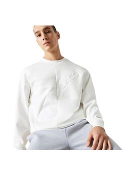 Sudadera Lacoste Patchwork Effect Blanco Hombre