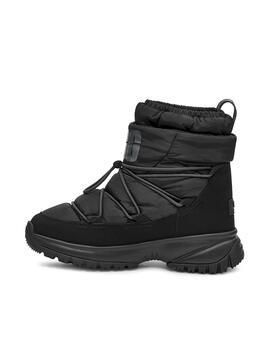 Bota UGG Yose Puffer Mid Negro Mujer