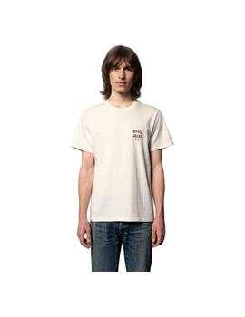 Camiseta Nudie Jeans Roy Blanco Hombre