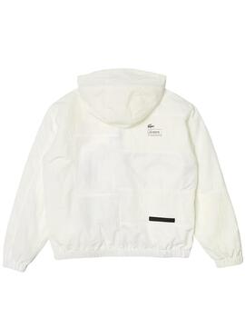Chaqueta Lacoste Colorblock Blanco Hombre