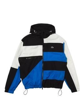 Chaqueta Lacoste Colorblock Azul Hombre