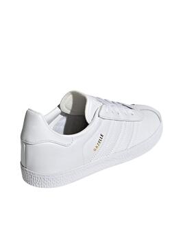 Zapatilla Adidas Gazelle Blanco Mujer
