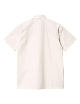 Camisa Carhartt WIP Master Shirt Blanco Hombre