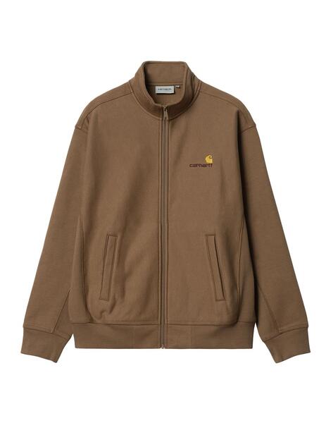 Sudadera Carhartt WIP capucha American Script Marrón