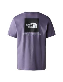 Camiseta The North Face Red Box Morado Hombre