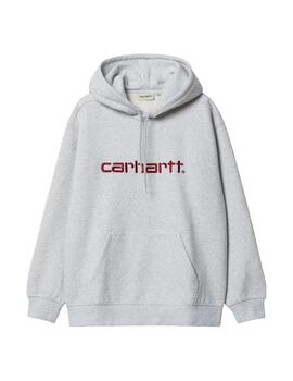 Sudadera Carhartt Hooded Gris Mujer