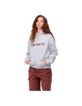 Sudadera Carhartt Hooded Gris Mujer