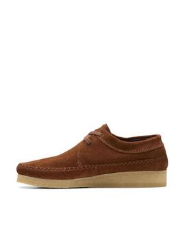 Zapato Clarks Weaver Cola Marrón Hombre