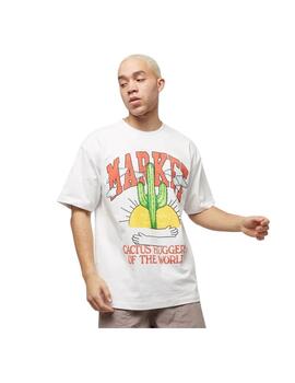 Camiseta Market Cactus Lovers Blanco Unisex