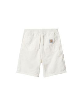 Bermuda Carhartt WIP Flint Blanco Hombre