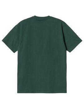 Camiseta Carhartt WIP Fibo Verde Unisex