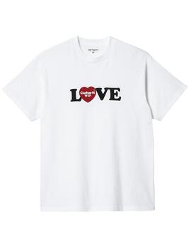 Camiseta Carhartt WIP Love Blanco Unisex