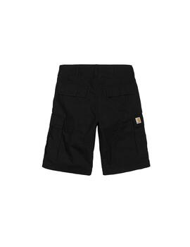 Bermuda Carhartt WIP Regular Cargo Negro Hombre