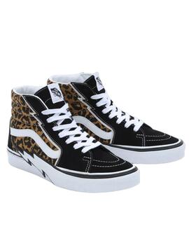 Zapatilla Vans UA SK8-Hi Bolt Leopardo Mujer