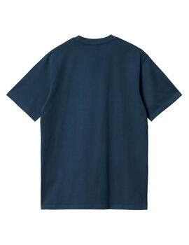 Camiseta Carhartt Wip Script Marino Unisex