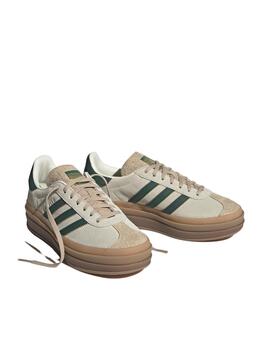 Zapatilla Adidas Gazelle Bolt Beige Mujer