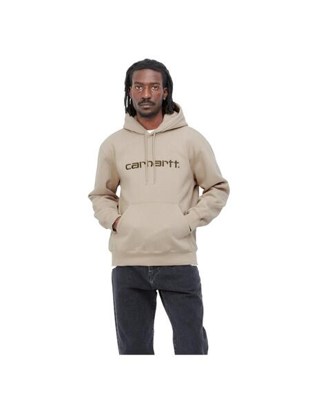 Sudadera Carhartt Hooded Beige Hombre