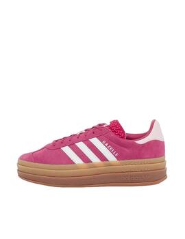 Zapatilla Adidas Gazelle Bold Rosa Mujer