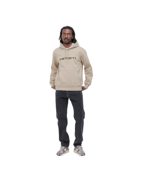 Sudadera Carhartt Hooded Beige Hombre