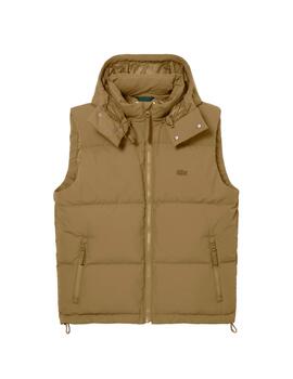 Chaleco Lacoste Acolchado Marrón Hombre