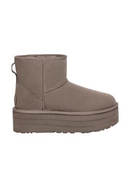 Bota Ugg Classic Mini Platform Gris Mujer