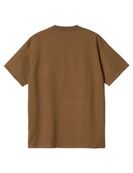 Camiseta Carhartt Wip Onyx Marrón Hombre