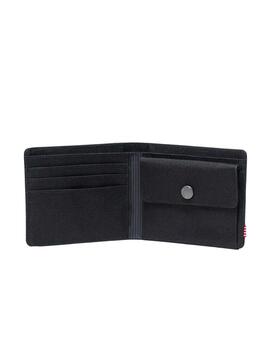 Cartera Herschel Roy Coin RFID Negro Unisex