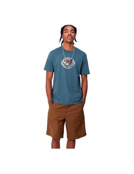 Camiseta Carhartt S/S Bottle Cap Azul Hombre