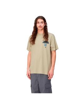 Camiseta Carhartt S/S Covers Beige Hombre