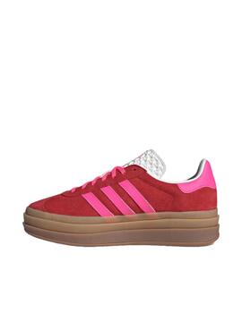 Zapatilla Adidas Gazelle Bold W Rojo/Rosa Mujer