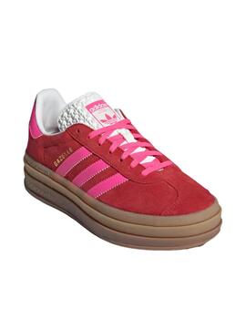 Zapatilla Adidas Gazelle Bold W Rojo/Rosa Mujer