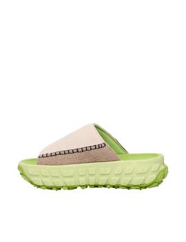 Sandalia UGG Venture Daze Slide Beige/Verde  Mujer