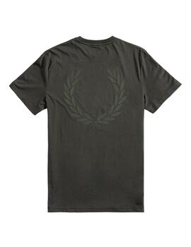 Camiseta Fred Perry Rear Powder Verde Hombre