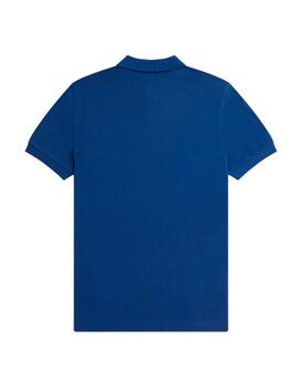 Polo Fred Perry Plain Azul Hombre 