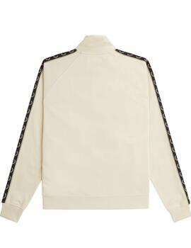 Chaqueta Fred Perry Cinta Deportiva Beige Hombre