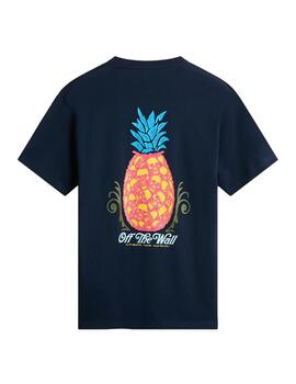 Camiseta Vans Pineapple Skull Azul Marino Unisex
