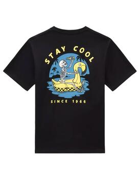 Camiseta Vans Stay Cool Negro Hombre