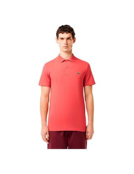 Polo Lacoste Regular Fit Coral Hombre