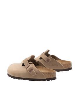 Zueco Birkenstock Boston Marrón Unisex